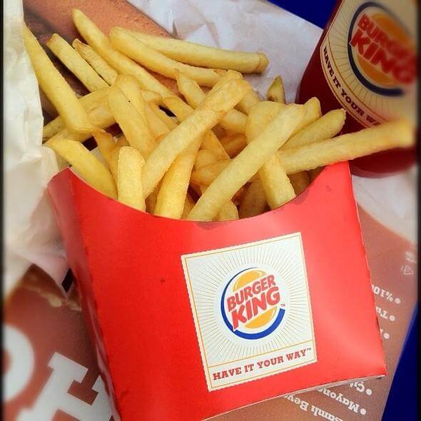 Burger King Patates Kızartması Kaç Kalori