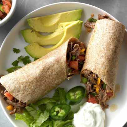 Burrito Kırmızı Etli Fasulyeli Pirinç ve Kremalı Kaç Kalori