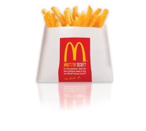 Mcdonald&#39;s Patates Kızartması Kaç Kalori