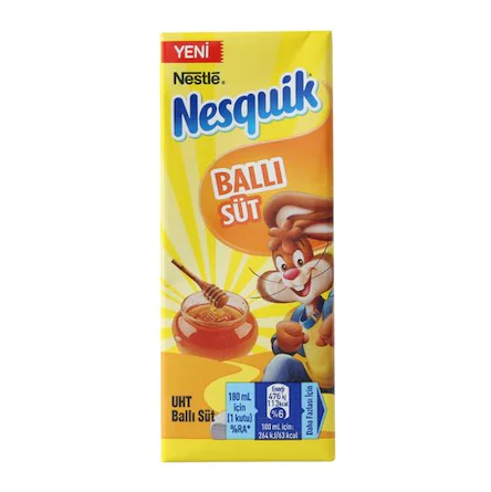 Nestle Nesquik Ballı Süt Kaç Kalori