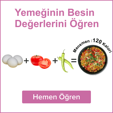 Yemeğinizin Kalorisini Hesaplayın